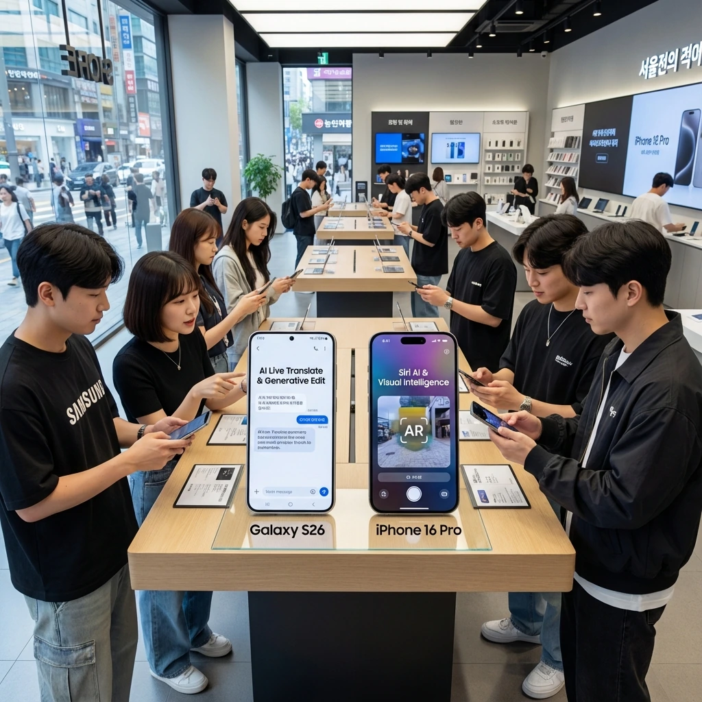 삼성 갤럭시와 아이폰 경쟁